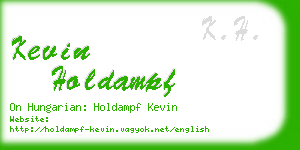 kevin holdampf business card